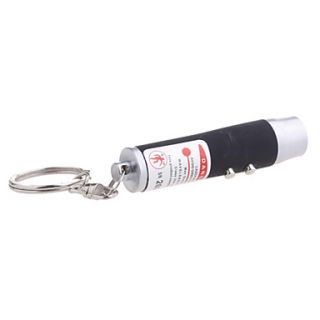 em 1 laser vermelho + branco + luz luz UV keychain levou lanterna (3