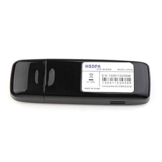 USD $ 47.99   HSDPA Wireless 3G USB Dongle + MicroSD Slot (Black