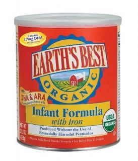 Earths Best Organic Infant Formula with Iron DHA ARA