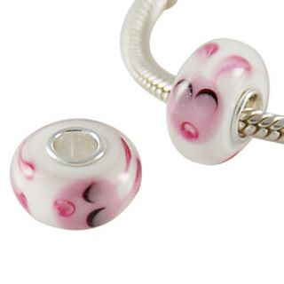 EUR € 2.47   sterling zilver en kristal patroon kralen (roze