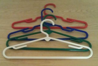  of 67 Plastic 12 Childrens Baby Infant Toddler Childs Clothes Hangers
