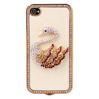 USD $ 11.49   Crystal Swan Style Case Cover for iPhone 4 and 4S