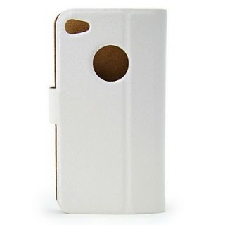 USD $ 6.49   Protective PU Leather Case for iPhone 4 with Protection