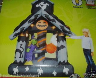   INFLATABLE HALLOWEEN ANIMATED ROATING HAUNTED HOUSE GHOST FRANKIE