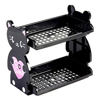 USD $ 4.49   Cartoon Double Bunk Storage Rack(Random Color),