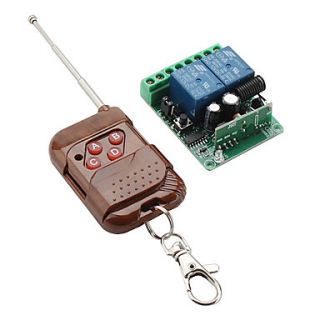 USD $ 9.49   2 Channel Remote Control Switch Module and 4 Key