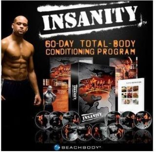 Insanity Workout 13 DVD Set Shaun T 60 Day Program Plus Bonus Items