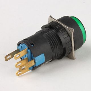 EUR € 5.51   DIY 15mm Push Button Switch met groen lampje #, Gratis