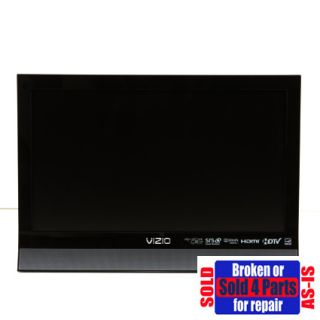 As Is Broken Vizio E190VA 19 LED HD TV for Parts or Repair