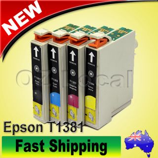 10x Ink Cartridge T138 T1381 for Epson Workforce 435 545 445 845 NX230