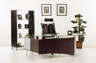 Modern Contempoary Glass Office Desk DS 145 D1