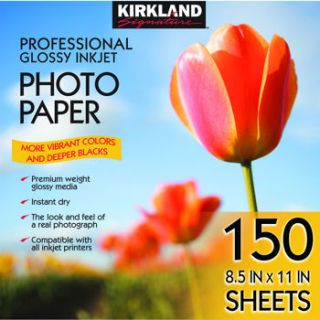 Professional Glossy Photo Paper 8 5 x 11 Kirkland Factory SEALED New