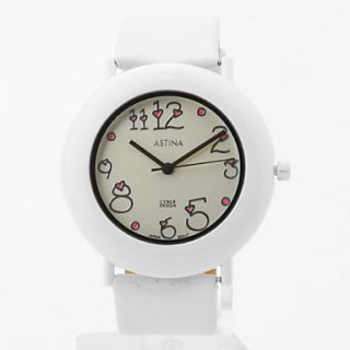 EUR € 5.51   vrouwen pu analoge quartz horloge gz1161 (wit), Gratis