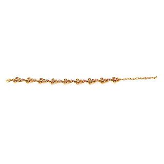 EUR € 7.53   Rosa de Ouro bracelete de cristal colorido, Frete