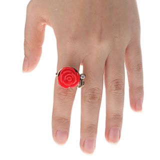EUR € 1.37   Vintage Style Red Rose Ring, Gratis Verzending voor