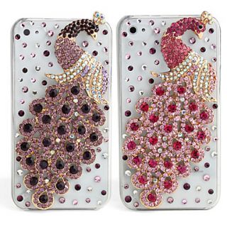 EUR € 22.53   fashionabla diamant fallet för iPhone 4 / 4s (Peacock