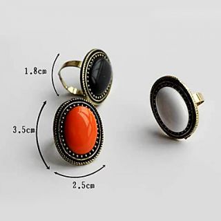 EUR € 2.57   Retro oval ring, Gratis Frakt På Alle Gadgets