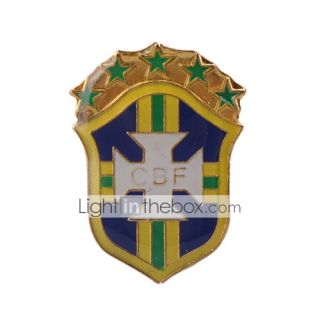 EUR € 1.55   brasile calcio distintivo in metallo, Gadget a