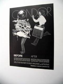 Innovex Condor RSM Reed Sound Modulator 1969 Print Ad