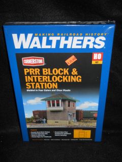 HO  PRR Block Interlocking Station  Kit Wal 933 2982