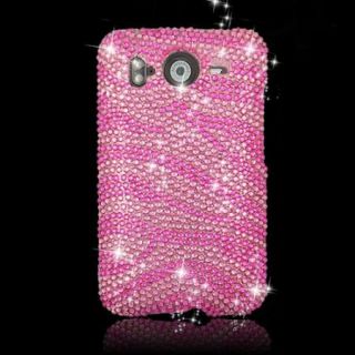  Rhinestone DIAMOND Hot Pink BLING Cover for AT&T HTC INSPIRE 4G Case