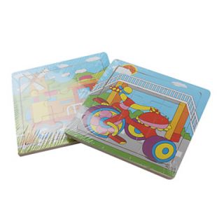 EUR € 10.57   houten vormen van vervoer puzzel (willekeurige