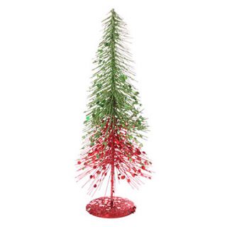 EUR € 11.58   35cm 14 Dual Color Sequin Pine Christmas Tree Desk Top