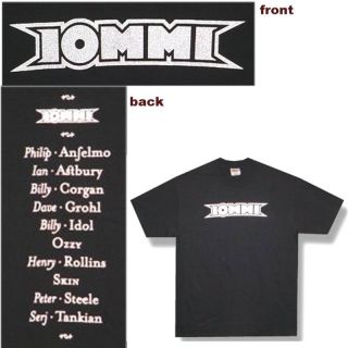 Tony Iommi Solo Peter Steele T Shirt Sabbath XL New