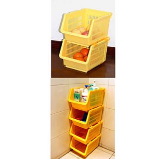 USD $ 18.59   Japanese Stackable Storage Baskets/ Kitchen Shelves
