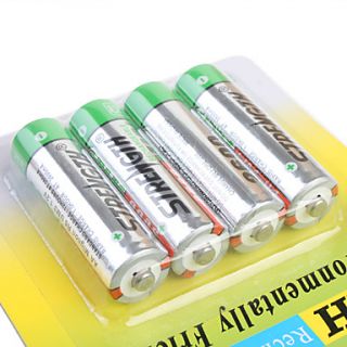 USD $ 11.59   2600mAh Ni MH Rechargeable AA Batteries (4 Pack),