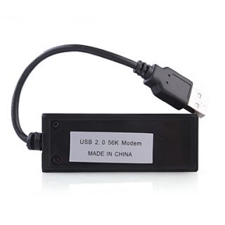 EUR € 18.85   USB2.0 faksmodem ekstern 56k v.92/v9.0, Gratis Frakt