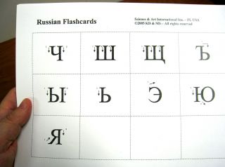 Learn Russian Flashcards – Read, Write & Pronounce Russian Words