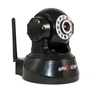  Pan Tilt Night Vision Internet Surveillance Camera w Microphone