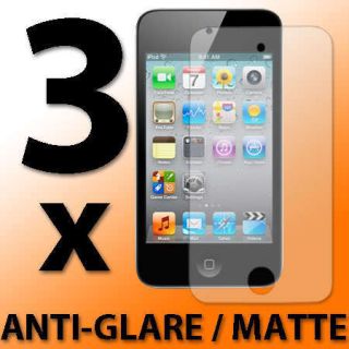 3X iPod Touch 4G Anti Glare LCD Screen Protector Guard