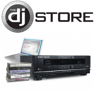 Ion Audio Tape 2 PC USB Dual Cassette Deck Archiver Limited Quantity
