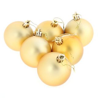 Pack acabado brillante irrompible bolas de Navidad adorno del árbol