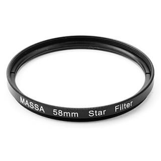 USD $ 9.99   Massa 8 Cross Point Star Filter 58mm,
