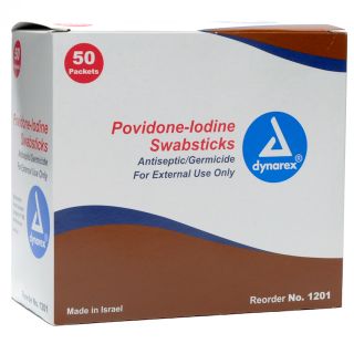 Pvp Povidone Iodine Pvp Swabs 50/box