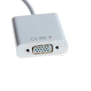 New Dock Connector to VGA Adapter for HDTV Apple iPad 1 2 2G iPhone 4