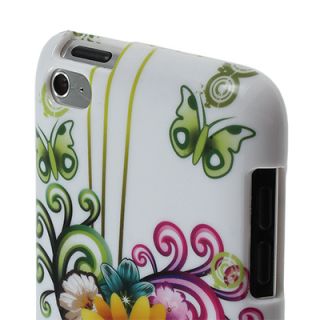 Pretty Snap on Case Cover for iPod Touch 4 4th Generation Flowers