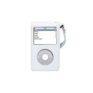 New iLuv I106AWHT Classic White Leather Case for iPod Video