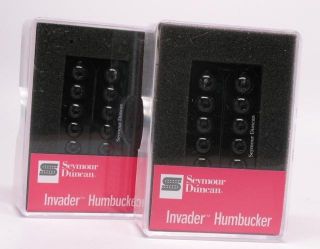 New Seymour Duncan SH 8 Invader Humbucker Guitar Pickup Set Black