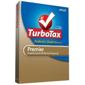 New 2010 TurboTax Premier Fed State Investments Rental Property