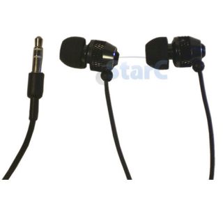 Black/Silver 3.5mm Earbuds Headphones for iPod Touch 4G 4th Generation