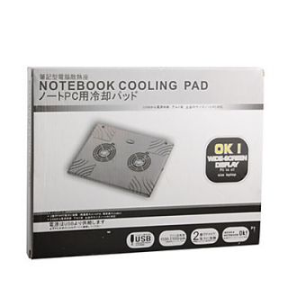 EUR € 11.67   usb aangedreven dual fan laptop cooling pad, Gratis