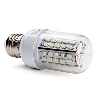 USD $ 8.99   E27 66x3528 SMD 3.5W 430LM 5500 6500K Natural White Light