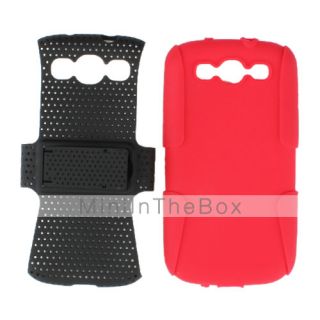 USD $ 5.49   Detachable Mesh Hybrid Hard Silicone Protective Case with