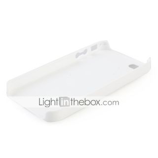 USD $ 4.99   Lovers Protective PVC Case Cover for IPhone4(white),