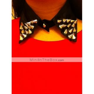 USD $ 4.65   Triangle Rivet Detachable Collar Necklace,