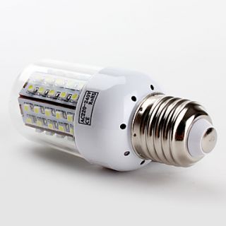 USD $ 8.99   E27 66x3528 SMD 3.5W 430LM 5500 6500K Natural White Light